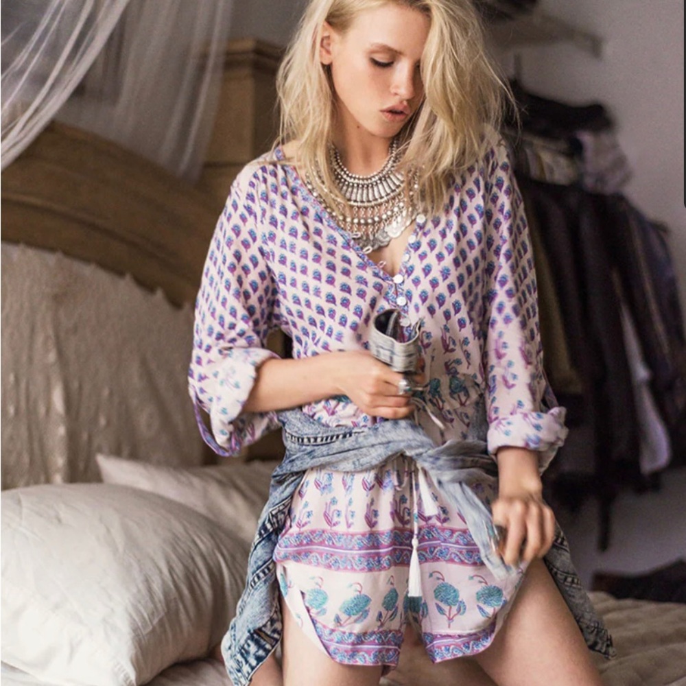 Spell And The Gypsy Bohemian Royale Playsuit-Dusk 3Xl Plus